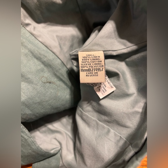 L.L. Bean Sage Green  Blazer for Women - Picture 8 of 9